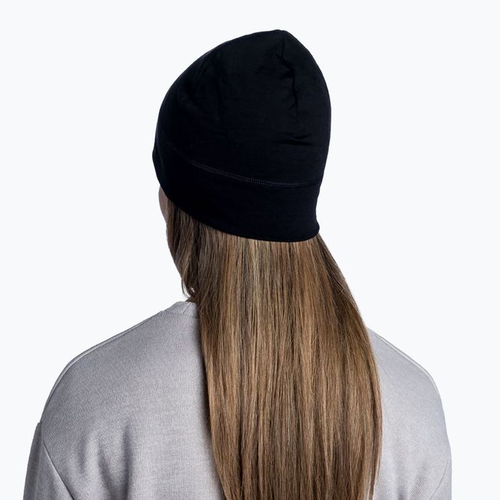 BUFF Lightweight Merino Wool Hat Solid black 113013.999.10.00 7