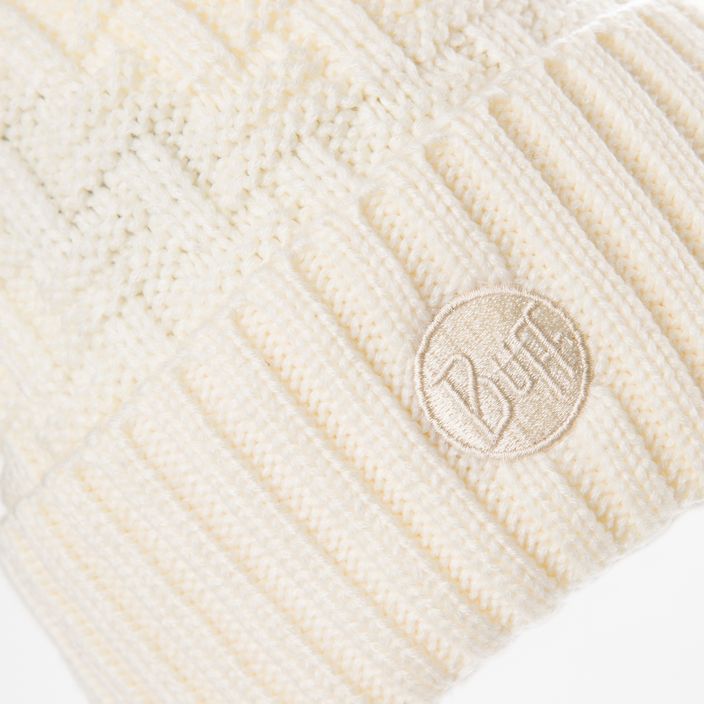 BUFF Knitted & Fleece Hat Airon beige winter hat 111021.014.10.00 3