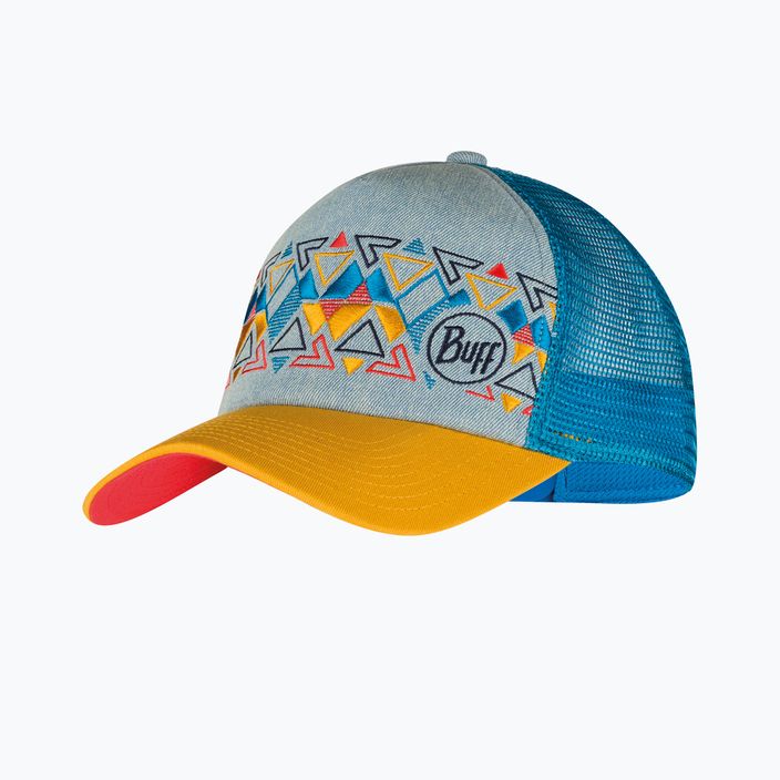BUFF men's Trucker Ladji blue/yellow baseball cap 122597.555.10.00 6
