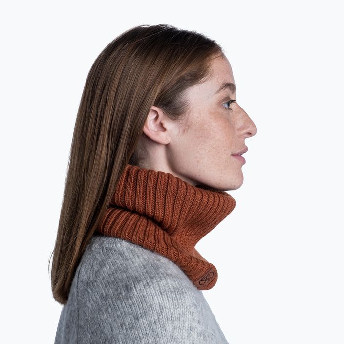 BUFF Knitted Neckwarmer Norval brown 124244.404.10.00 6