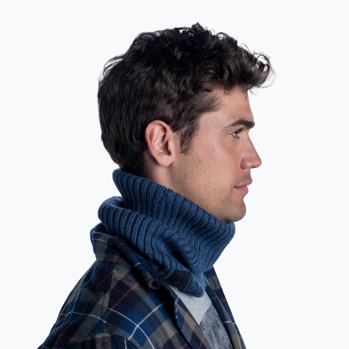 BUFF Knitted Neckwarmer Norval winter snood in navy blue 124244.788.10.00 6