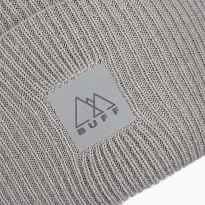 BUFF Crossknit Hat Sold Light Grey 126483 3