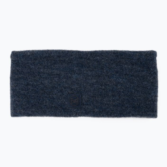 BUFF Merino Fleece navy headband 3