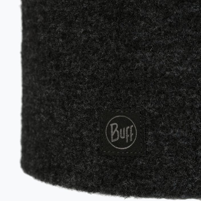 BUFF Merino Fleece black headband 3