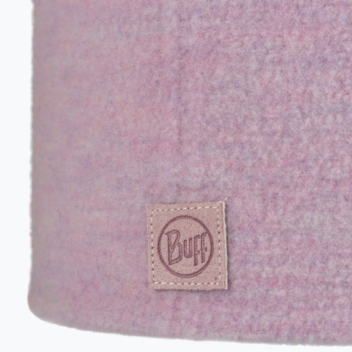 BUFF Merino Fleece lilac sand headband 2