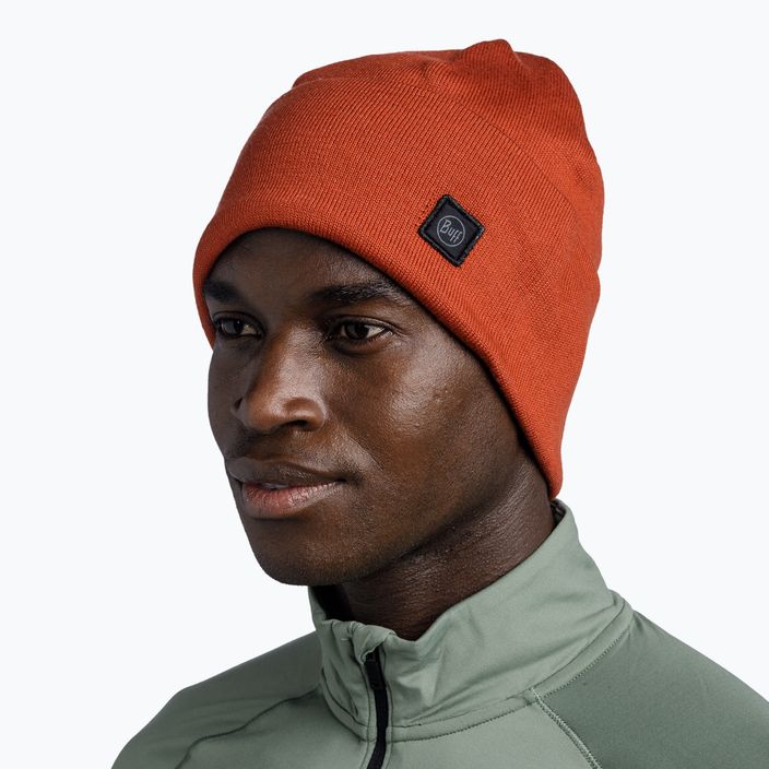 BUFF Knitted Niels Evo cinnamon trekking cap 4