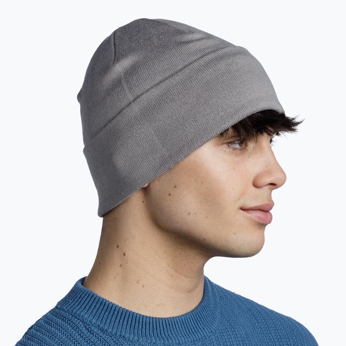 BUFF Knitted Niels Evo grey trekking cap 4