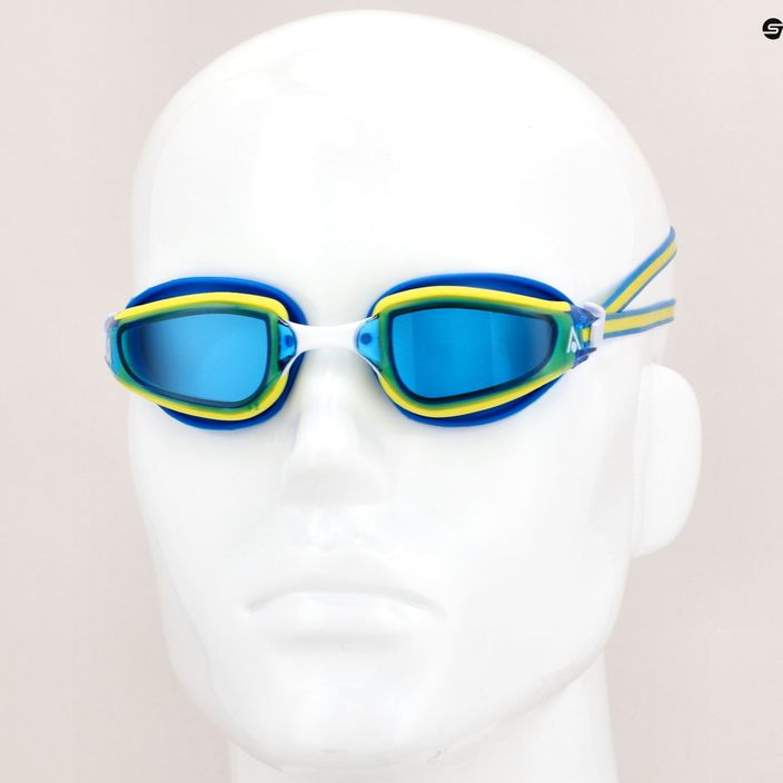 Aquasphere Fastlane blue/yellow/blue swimming goggles EP2994007LB 8