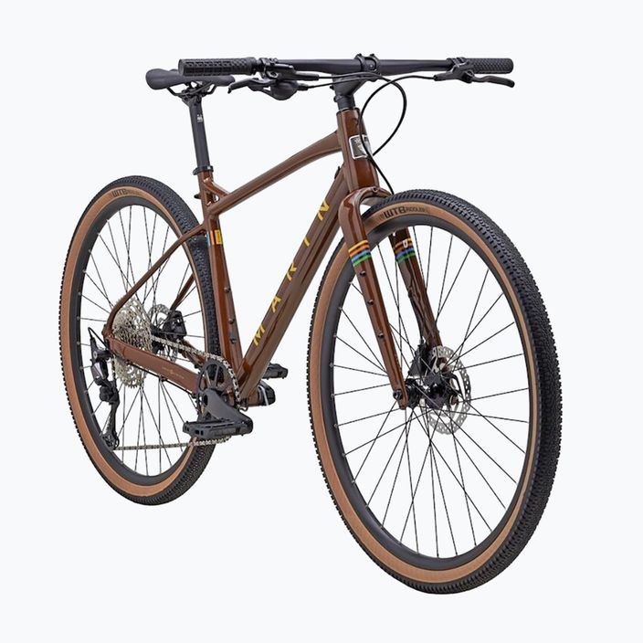 Marin DSX 2 gloss brown/yellow gravel bike 2