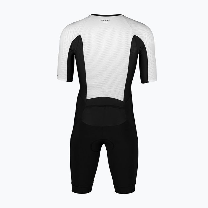 Men's Orca Athlex Aerosuit triathlon race suit black and white MP115400 2