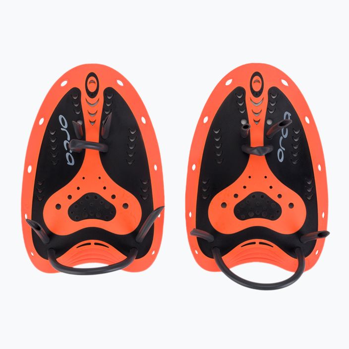 Orca Flexi Fit S swimming paddles orange HVBQ00 2