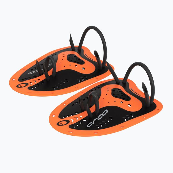 Orca Flexi Fit S swimming paddles orange HVBQ00 5