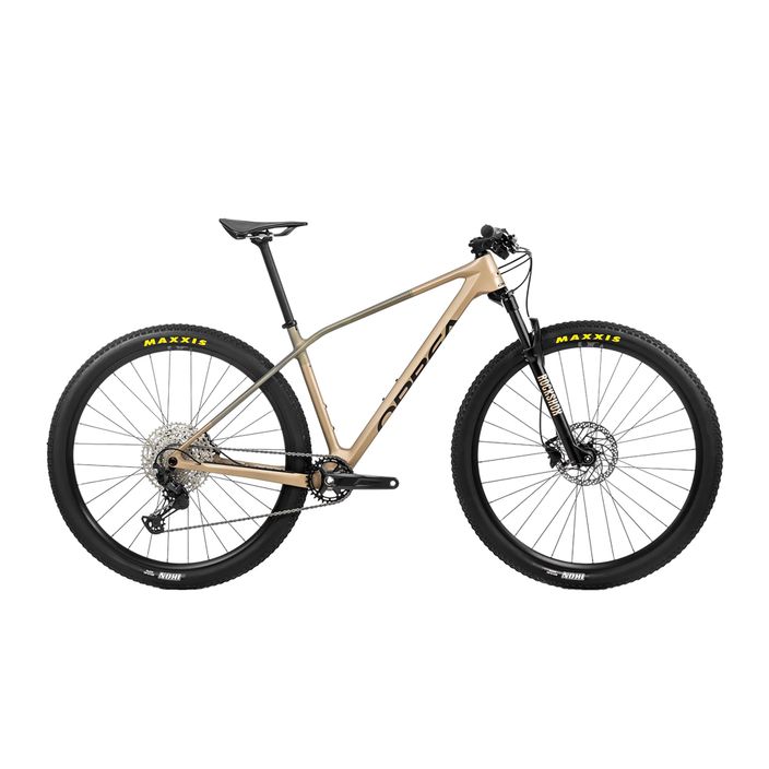 Orbea Alma M50 2023 mountain bike baobab brown/green gold 2