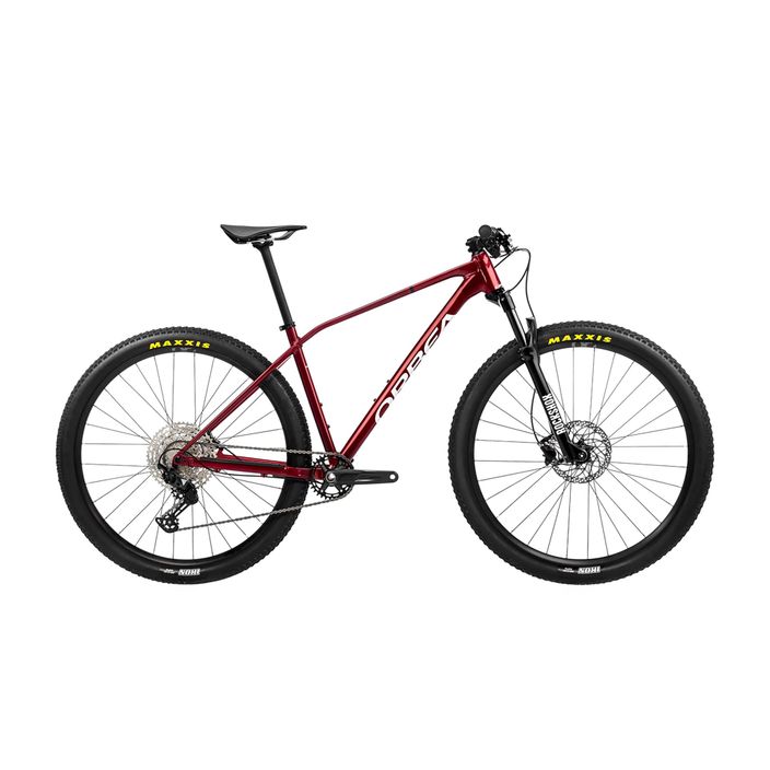 Orbea Alma H20 2023 metallic dark red/chic white mountain bike 2