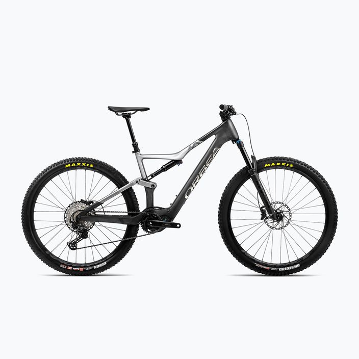 Orbea Rise M20 silver/black electric bike 2023 N37405V2 14