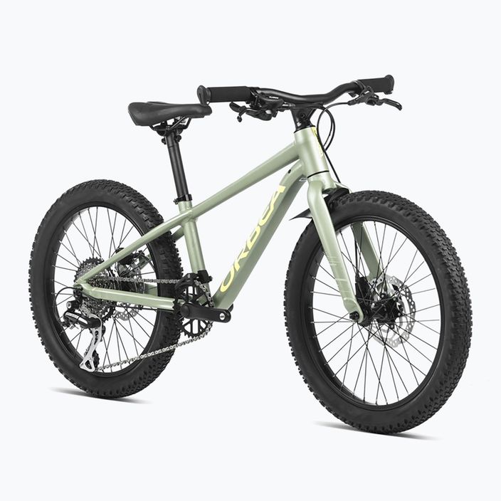 Orbea MX 20 Team Disc metallic green/yellow children's bike 2