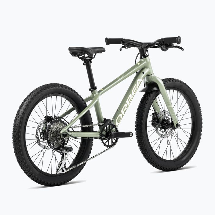 Orbea MX 20 Team Disc metallic green/yellow children's bike 3