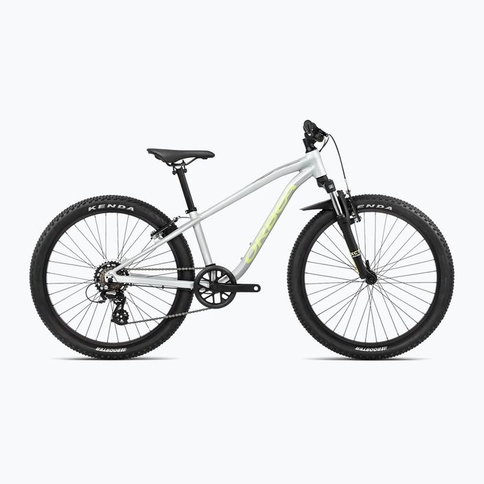 Orbea children's bike MX 24 XC 2024 silver/spicy lime