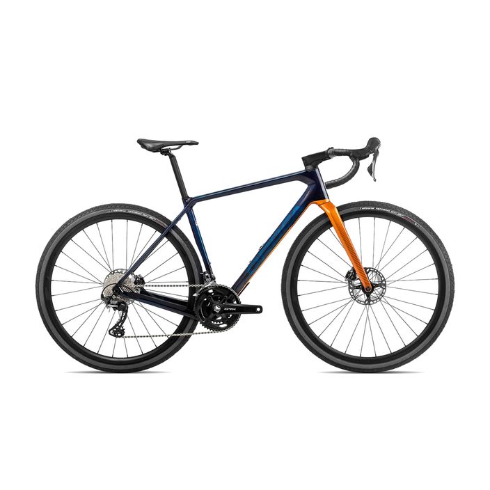Orbea Terra M20 Team 2023 blue carbon/leo orange gravel bike 2