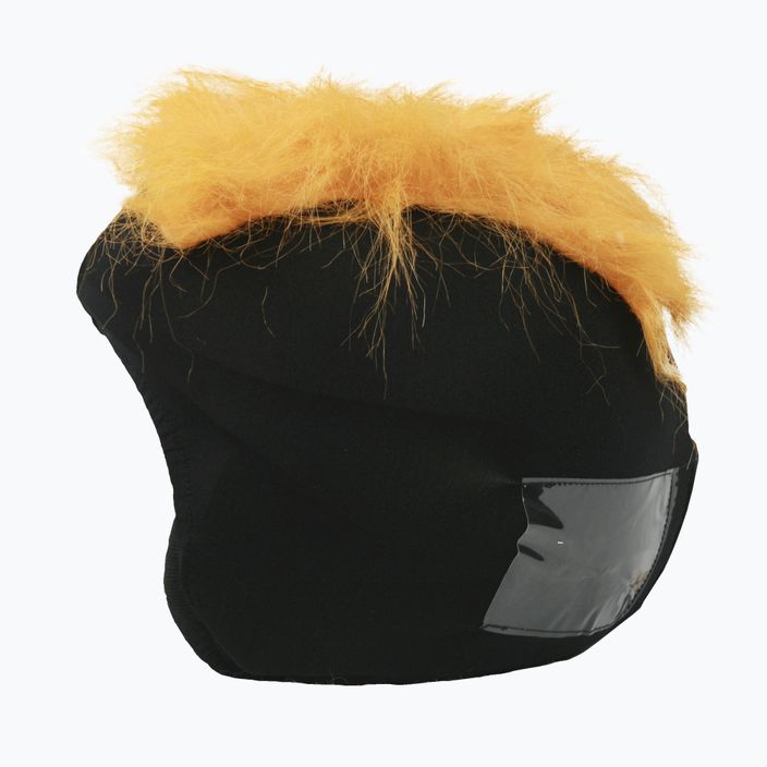 COOLCASC Furry Orange helmet overlay black S067 4