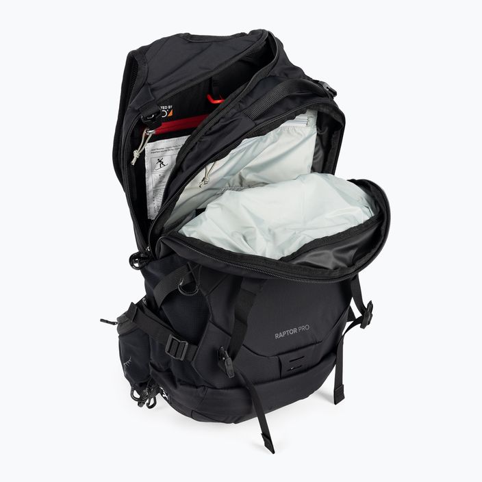 Osprey Raptor Pro 18 l bicycle backpack black 10003374 4