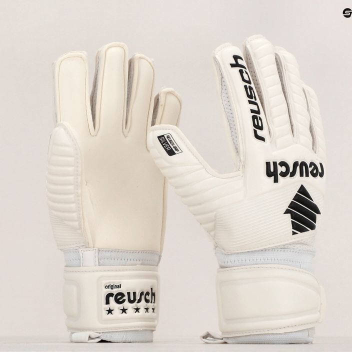 Reusch Legacy Arrow Silver Junior children's goalkeeping gloves white 5372204-1100 10