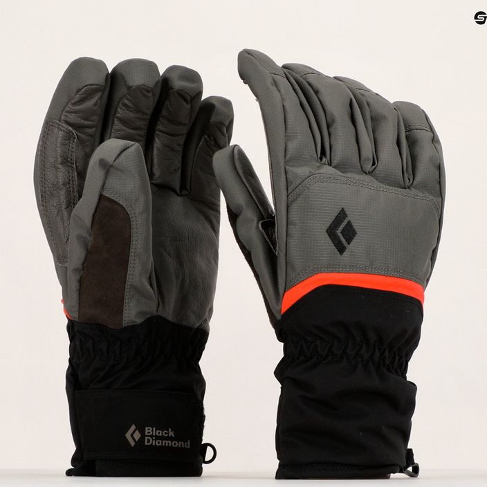 Black Diamond Mission ski glove black/grey BD8019162011LRG1 9
