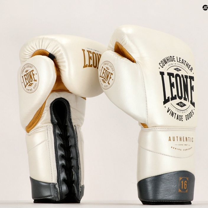 LEONE boxing gloves 1947 Authentic 2 white 15