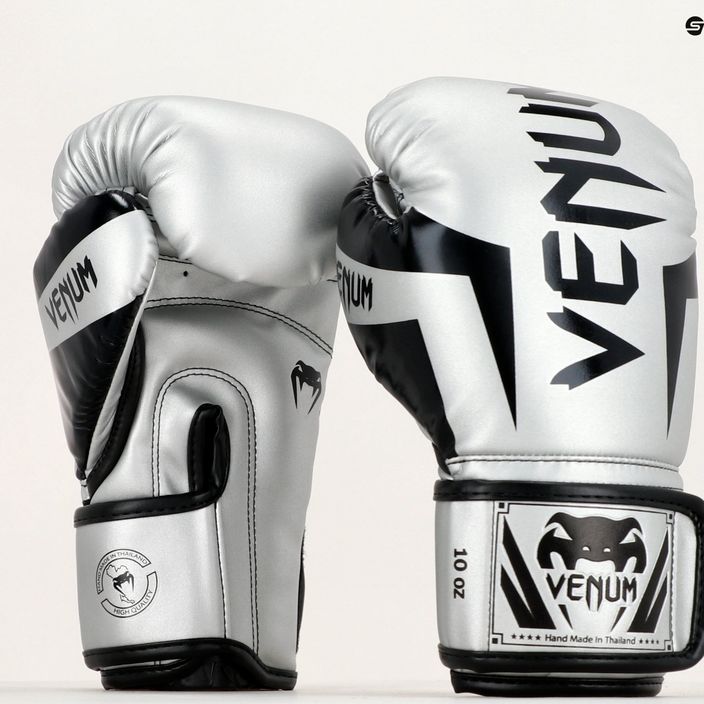 Venum Elite men's boxing gloves green 1392-451 13