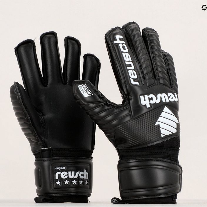 Reusch Legacy Arrow Silver Junior children's goalkeeper gloves black 5372204-7700 10