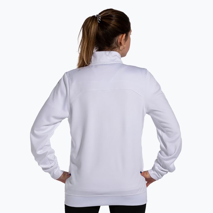 Women's Joma Winner II Full Zip running sweatshirt white 3