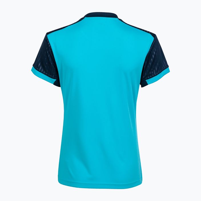 Joma Montreal SS fluor turquoise/navy T-shirt 7