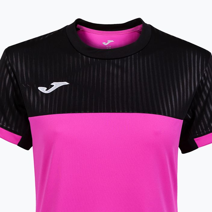 Joma Montreal SS fluor pink/black T-shirt 7