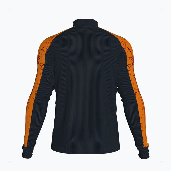 Men's Joma Elite IX running sweatshirt black and orange 102756.108 2