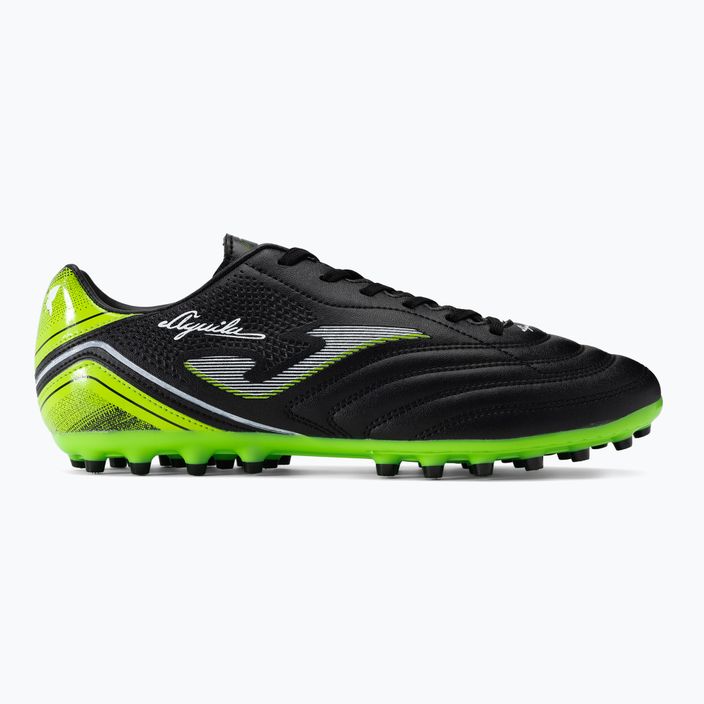 Joma Aguila 2231 AG negro/verde fluor men's football boots 2