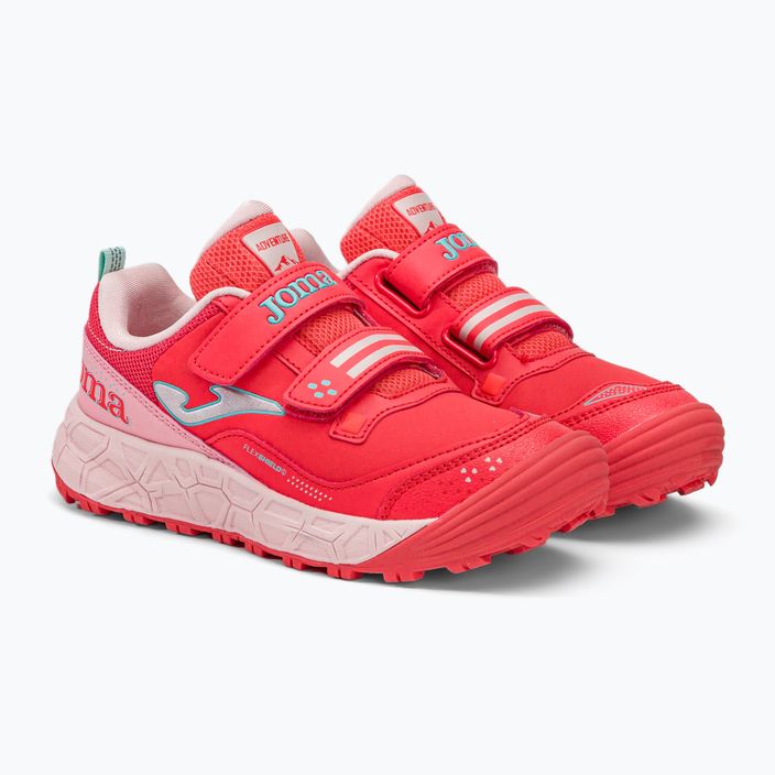 Joma J.Adventure 2210 orange-pink children's running shoes JADVW2210V 4