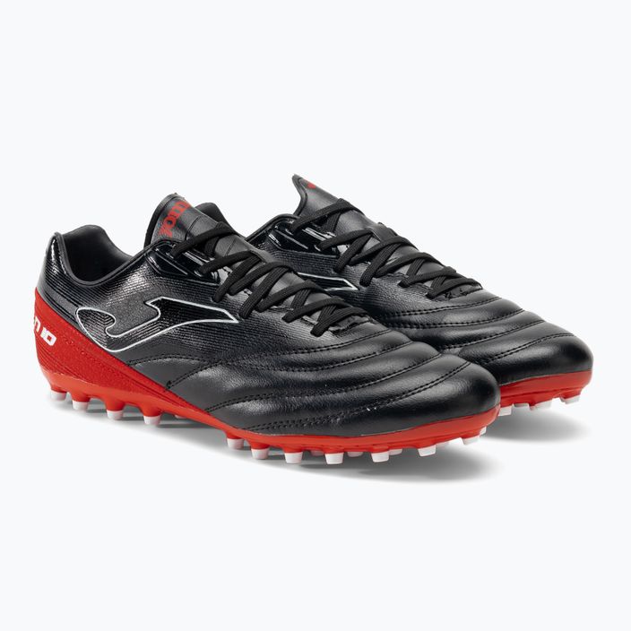 Men's football boots Joma Numero-10 2241 AG negro/rojo 4