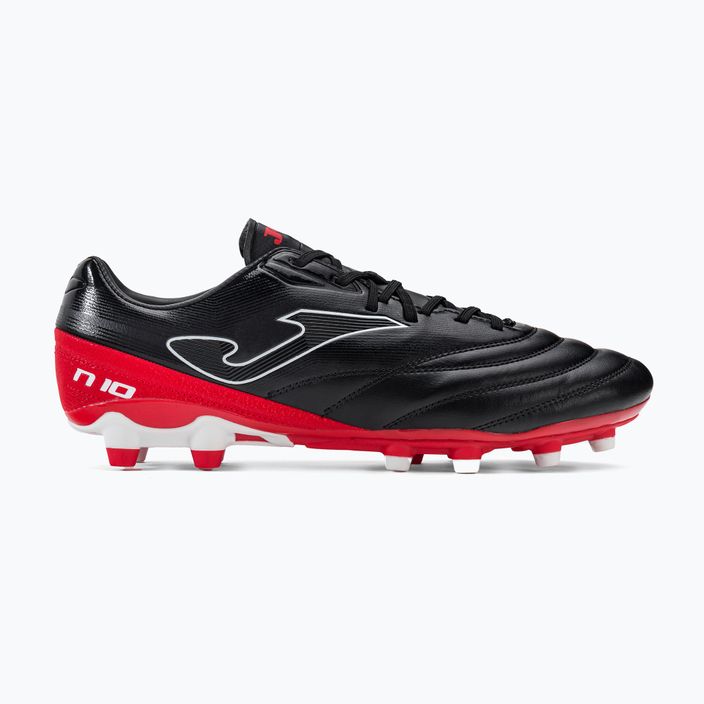 Men's Joma Numero-10 FG football boots black/red 2