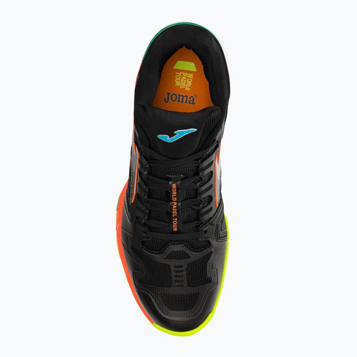 Joma T.Slam 2201 men's tennis shoes black and orange TSLAMW2201P 6