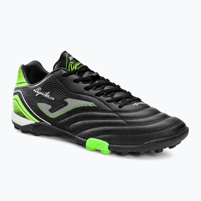 Men's Joma Aguila TF football boots black/green fluor