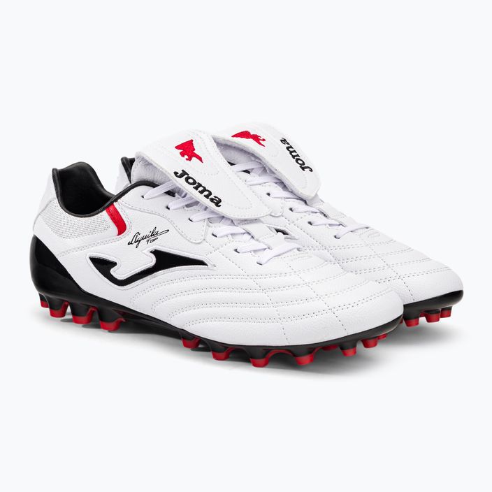 Men's Joma Aguila Cup AG white/red football boots 4