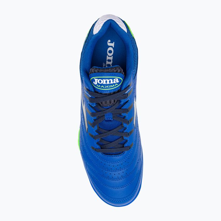 Men's Joma Maxima TF football boots royal/green fluor 7