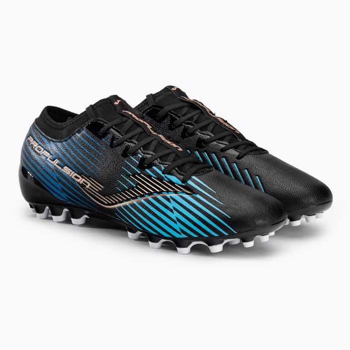 Joma Propulsion Cup AG men's football boots black/blue 4