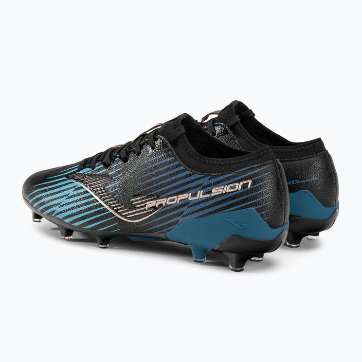 Joma Propulsion Cup FG men's football boots black/blue 3