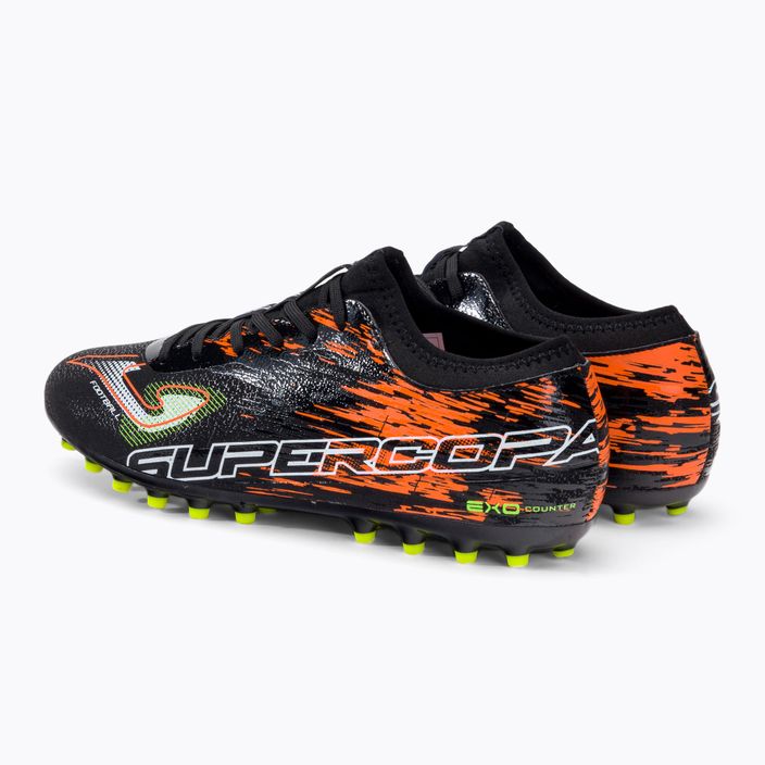 Joma Super Copa AG men's football boots black/coral 3
