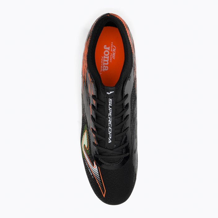 Joma Super Copa FG black/coral men's football boots 6