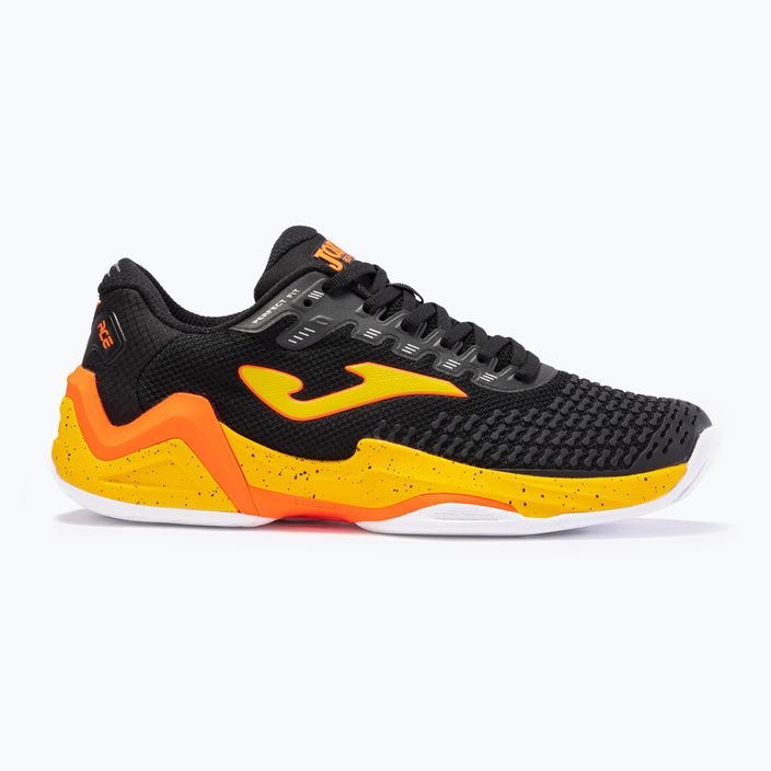 Joma T.Ace 2301 men's tennis shoes black and orange TACES2301T 10