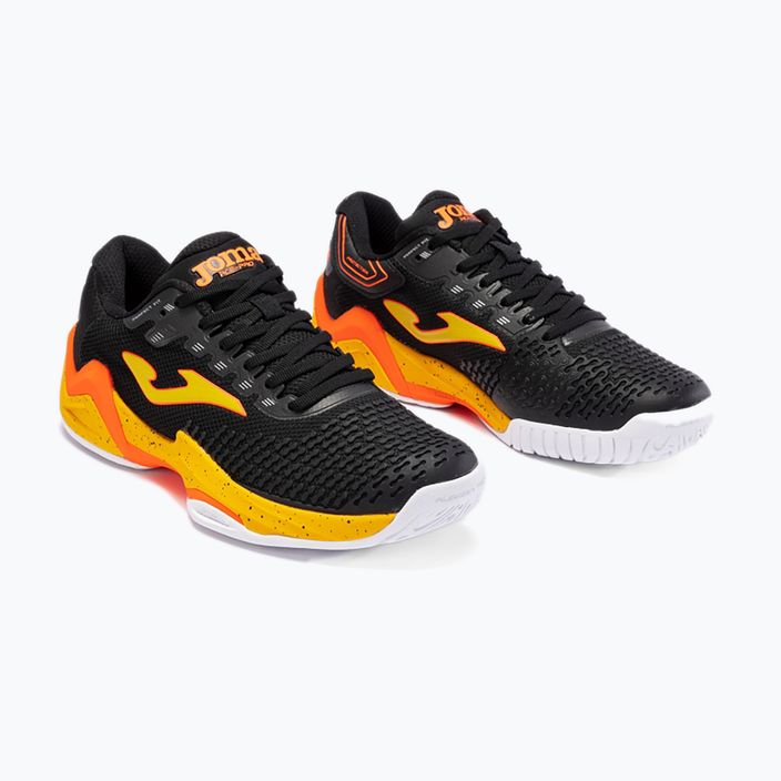Joma T.Ace 2301 men's tennis shoes black and orange TACES2301T 11