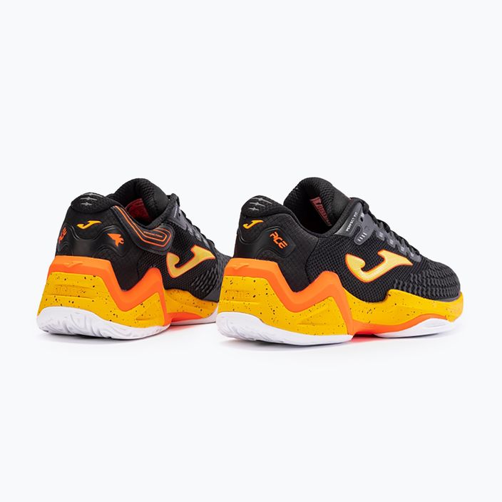 Joma T.Ace 2301 men's tennis shoes black and orange TACES2301T 12