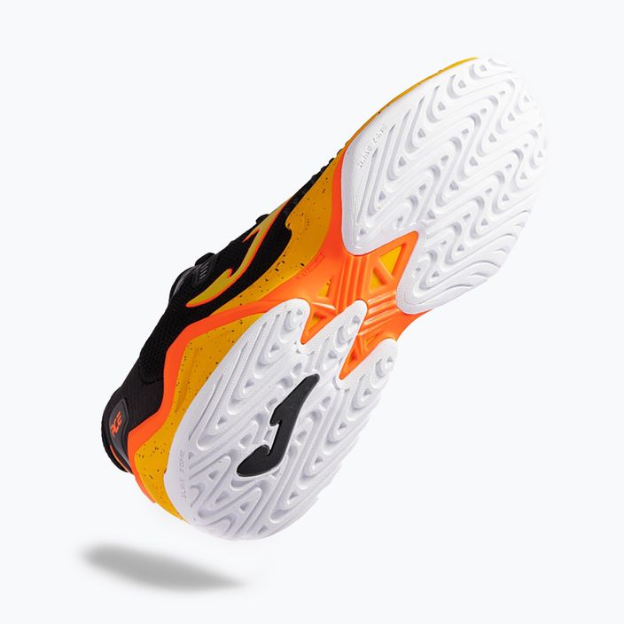 Joma T.Ace 2301 men's tennis shoes black and orange TACES2301T 14
